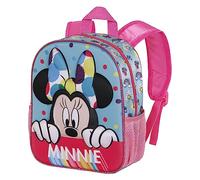 Disney Minnie Mouse Wishful-Mochila 3D Pequeña, Azul, 26 x 31 cm, Capacidad 8.5 L