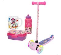 Minnie pack patinete + set desayuno con taza, fiambrera y botella