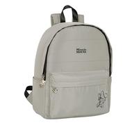 MINNIE TEEN SAND - Mochila para Portátil 14.1", Ideal para Jóvenes de Diferentes Edades, Cómoda y Versátil, Calidad y Resistencia, 31x16x40 cm, Color Gris Piedra