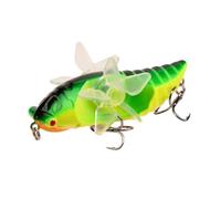 Minnow Fishing Lures Kits Water Surface Lifelike Fake CEIT Bionic Simulation CEIT with Treble Hook for Freshwater Saltwater Fishing Crankbaits Trout Bass Lures (en inglés)