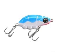 Minnow - Señuelo de pesca a lápiz, hundimiento lento, reflectante, diseño simulado, cuentas de ruido interno, aerodinámicas, 4 cm, 4,2 g, cebo para rayas blancas, boca de caballo, ojos rojos, tilapia