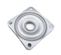 MinnowXY Base cuadrada giratoria de 360 grados, placa de rodamiento resistente, fácil de girar, hierro galvanizado