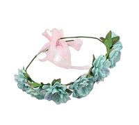 MinnowXY Coronas de flores para novia, coronas florales, coronas para el pelo, diademas de flores para mujer, diademas florales de novia