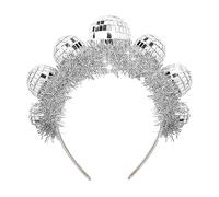 MinnowXY Diadema de discoteca para festivales de música, diadema de fiesta funk, aros para adultos, carnavales, fiestas, tocados de plástico