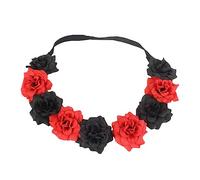 MinnowXY Diadema de fiesta para festivales, vacaciones, tela floral, diadema para mujeres adultas, tocado elegante, accesorios de tocado de vacaciones