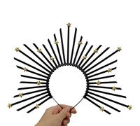MinnowXY Diadema de Halocrown con diseño de diosa del sol, tocado con pinchos, estilo griego