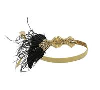 MinnowXY Diadema de lentejuelas para mascarada, tocado de fiesta, tocado de cóctel