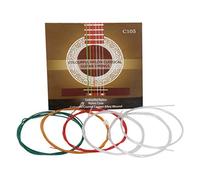 MinnowXY IRIN C105 - Juego de 6 cuerdas para guitarra clásica, núcleo de nailon, revestimiento colorido, aleación de cobre