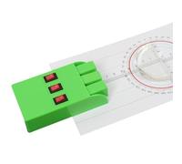 MinnowXY Juego de fuente de luz láser paralela de tres vías, fuente láser de tres canales, herramienta de experimento de física óptica para estudiantes junior, plástico ABS