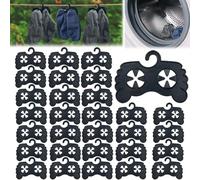 Mino Plus 30pcs Pinzas para Tender Calcetines,Clips para Calcetines de Plastico,Pinza para Calcetines,Soporte de Calcetines para Lavadora, Pinzas Calcetines para Lavadora y Secadora con Gancho