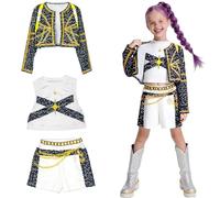 Mino Plus Disfraz de Rumi Anime Cosplay,Disfraz Demon para Niñas, disfraz para Halloween, carnaval, juego de rol, fiesta de vestir (140)