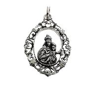 Minoplata Medalla calada Virgen del Carmen de Plata de ley 925 envejecida una preciosa joya para mujeres que adoran los diseños que siempre están de moda