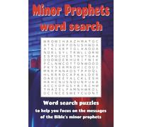 Minor Prophets word search: Word search puzzles with easy to read print to help you dive into the minor prophets messages in the Bible | 6x9 inches, ... prophecy seekers, and great for free time