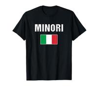 Minori Italia Costa Amalfitana Italiana Bandera Minori Camiseta