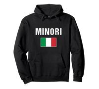 Minori Italia Costa Amalfitana Italiana Bandera Minori Sudadera con Capucha