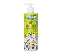 Minoris Baby Champú y Gel de Baño 400 ml - Cuidado Sin Lágrimas para Recién Nacidos - Piel Sensible, pH 5.5 y Vegano
