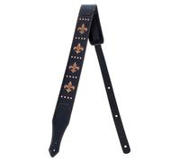 Minotaur Fleur de Lis Guitar Strap BK