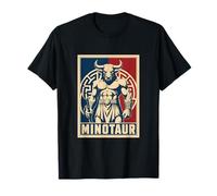 Minotauro Bestia Mítica Guerrero Laberinto Griego Camiseta