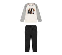 MINOTI Conjunto marrón / gris / blanco 80-86 marrón / gris / blanco