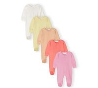 MINOTI Pijama entero/body amarillo claro / lila / albaricique / mandarina / blanco cáscara de huevo 86-92 EUR