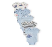MINOTI Pijama entero/body azul claro / azul oscuro / blanco cáscara de huevo 56-62 EUR