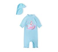 MINOTI Protección UV azul claro / rosa / blanco 122-128 azul claro / rosa / blanco