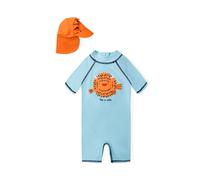 MINOTI Protección UV navy / azul claro / naranja / blanco 122-128 navy / azul claro / naranja / blanco