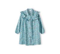 MINOTI Vestido aqua / amarillo / rojo / negro 104-110 aqua / amarillo / rojo / negro