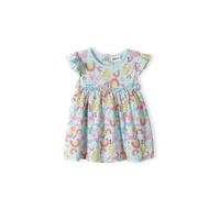 MINOTI Vestido azul claro / amarillo / rosa 50 azul claro / amarillo / rosa