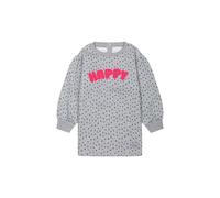 MINOTI Vestido gris / rosa / negro 92-96 gris / rosa / negro