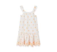 MINOTI Vestido naranja / blanco 110-116 naranja / blanco