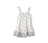 MINOTI Vestido negro / blanco 116-122 negro / blanco