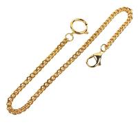 Minott Cadena Reloj de Bolsillo Cadena Eslabones Acero Inox Dorado RE22033