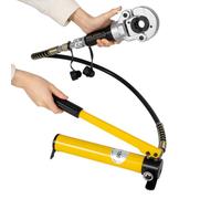 MINRS 6T Alicates de Prensa Hidráulica V/TH Contornos Hidráulicos Crimpadora de 360 ° Cabeza Radial Prensa de Tubo de Cobre Alicates de Prensa con Forma de V 12-28 mm, Forma TH 16-32 mm