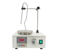 MINRS Agitador magnético con placa calefactora de 250 W, agitador magnético de 2000 ml, con indicador digital de temperatura y ajuste de velocidad 0-2000 rpm para industria, fábrica farmacéutica