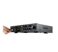 MINRS Amplificador HiFi con Bluetooth 5.0, 600 W, amplificador de cine en casa, estéreo, estéreo con mando a distancia, LED HiFi estéreo, amplificador de salida con USB, SD, RCA, AUX para casa o coche