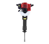 MINRS - Martillo de demolición de gasolina (52 cc, 2 tiempos, martillo perforador, 1900 W, gasolina, rompedor de hormigón, 50J, taladro de hormigón multifunción, con cincel afilado y cincel plano