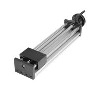 MINRS Mesa corredera lineal de bajo ruido, fácil de usar, control manual para máquinas de producción, medición de precisión de laboratorios ópticos (carrera de 250 mm)