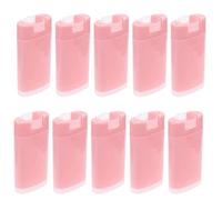 Minsily 20 recipientes de Desodorante ovalados de plástico vacíos de 15 ml, Tubos de bálsamo Labial, recipientes de Desodorante de 0.5 onzas, para Bricolaje, bálsamo Labial casero chapstick (Rosa)