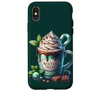 Mint Chocolate Coffee Mug For Women Men and Christmas Season Carcasa para iPhone X/XS