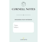 Mint Cornell Notes: Cornell Note-Taking Notebook for Students, Study Notes, Lectures and Exam Preparation