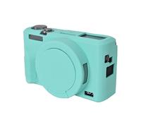 (Mint Green, Multicolor) For Canon G7 X Mark III Protective Case Dust-Proof Silicone Camera Cover - Rose