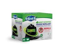 Mint-X MintFlex - Bolsas de basura repelentes de roedores, 33 galones, 90 unidades