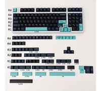 mintcaps Juego de 173 teclas de doble disparo Cherry Profile Dark Custom para Cherry MX Gateron Kailh Box Switches mecánicos