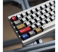 mintcaps PBT Keycaps - Juego de teclas retro japonesas de manga, 141 teclas Cherry Profile Dye-Sub Custom Keycap para teclado mecánico Cherry MX 60%, 65%, 75%, 100% Cherry MX