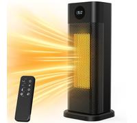 Minthouz Calefactor Bajo Consumo, 2000W PTC Radiador Eléctrico Bajo Consumo, calefactor eléctrico 3 modos con termostato,mando a distancia, pantalla LED digital,oscilación 70°,Calefactor Baño para el