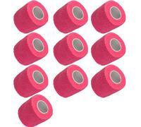 Mintice 10 X Vendaje Autoadhesivo Vendajes Cohesivos Fuerte Elástico Cinta de Primeros Auxilios Color de Rosado para Muñeca Tobillo Deporte Los 4.5mx5cm