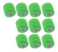 Mintice 10 X Vendaje Autoadhesivo Vendajes Cohesivos Fuerte Elástico Cinta de Primeros Auxilios Color de Verde para Muñeca Tobillo Deporte Los 4.5mx5cm