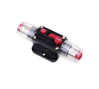 Mintice 12V 100A Coche Portafusibles de Circuito Interruptor de Circuito en Línea de Audio Disyuntor con Reinicio Manual Proteccion Energía Solar Bloque Fusibles Automóvil