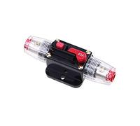 Mintice 12V 40A Coche Portafusibles de Circuito Interruptor de Circuito en Línea de Audio Disyuntor con Reinicio Manual Proteccion Energía Solar Bloque Fusibles Automóvil